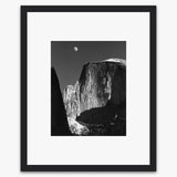 Moon and Half Dome Shop_Medium_Print Ansel Adams Black Wood 