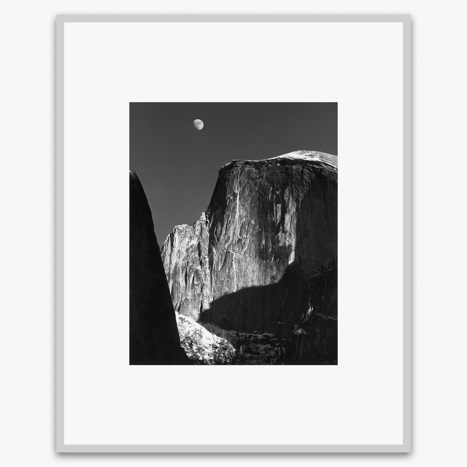 Moon and Half Dome Shop_Medium_Print Ansel Adams German Silver Metal 