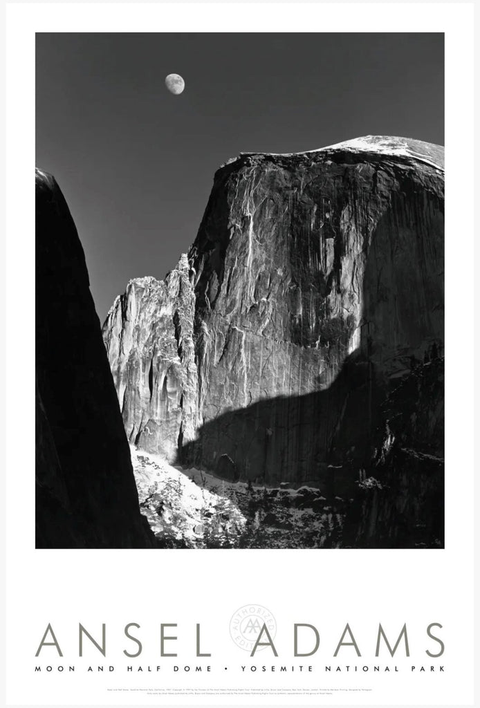 Moon and Half Dome