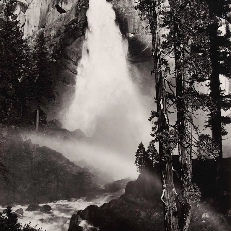 Nevada Fall, Rainbow, Yosemite Original Photograph Ansel Adams 