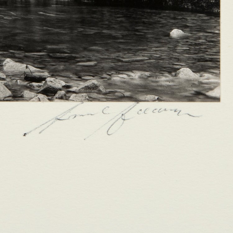 Tenaya Creek, Spring Rain Original Photograph Ansel Adams 