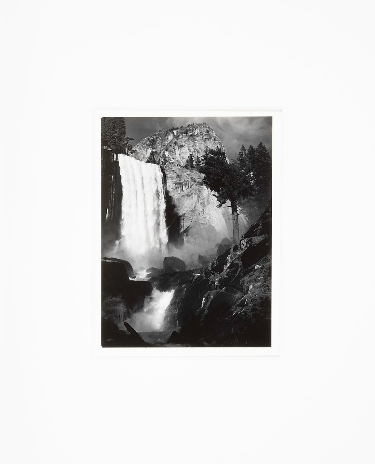 Vernal Fall Original Photograph Ansel Adams 