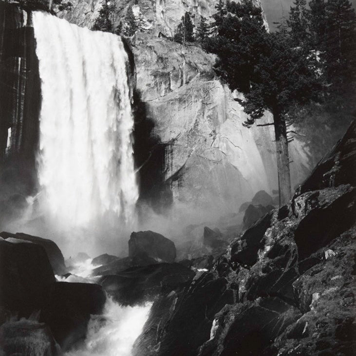 Vernal Fall Original Photograph Ansel Adams 