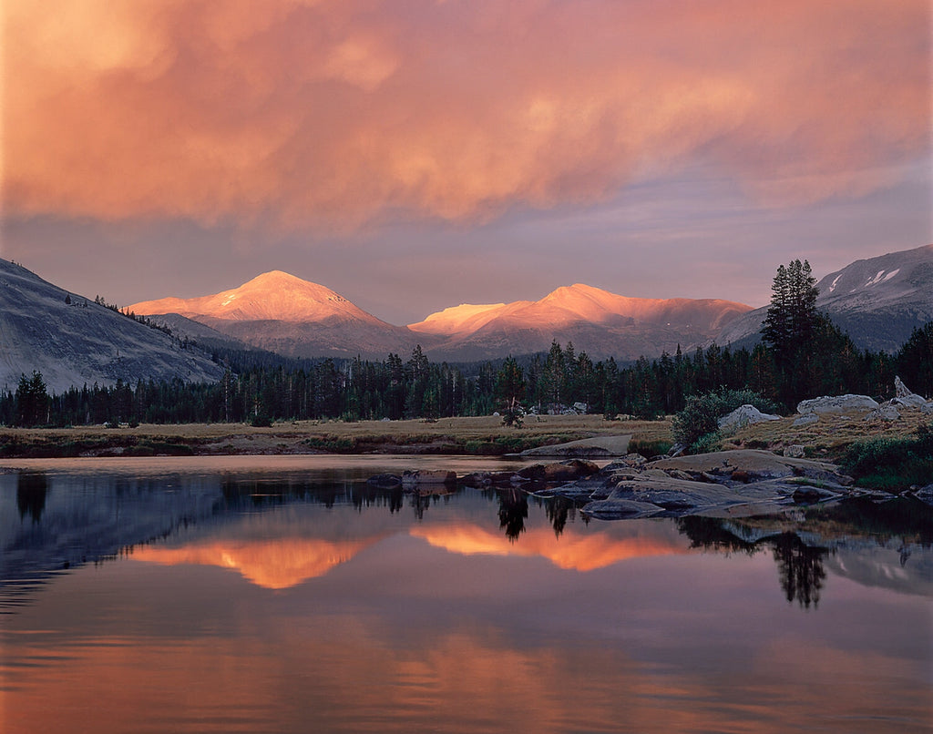 Mt. Dana and Mt. Gibbs Reflected in the Tuolumne River