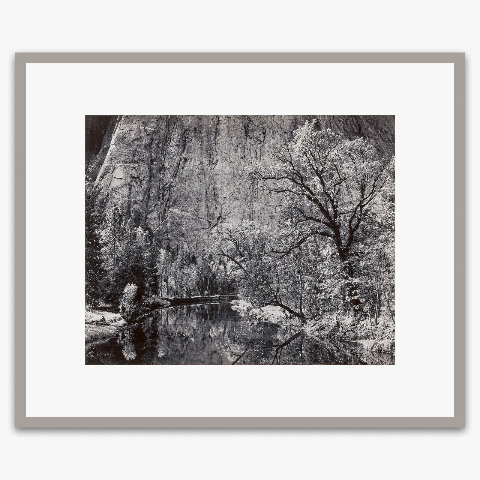 Merced River, Cliffs, Autumn Shop_Repro_MR Ansel Adams Gallery 