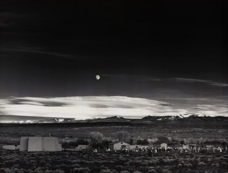 Expression of a Masterpiece: Moonrise, Hernandez, New Mexico