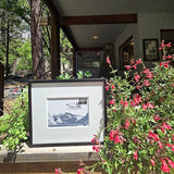 Limited Edition Framed Ansel Adams Single Stamp Shop_Repro_MR Ansel Adams Gallery Tenaya Lakeside 