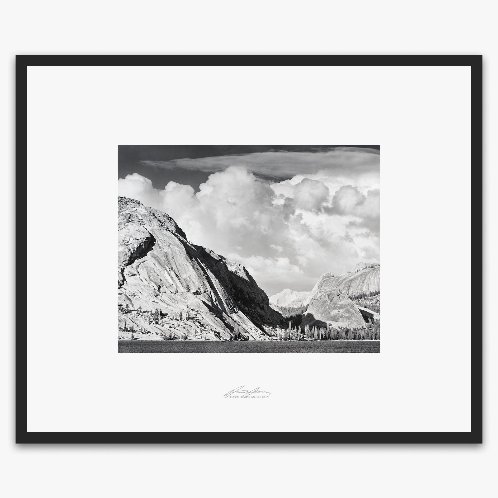 Lake Tenaya Shop_Repro_SEP The Ansel Adams Gallery Framed Standard Matte Black Metal 