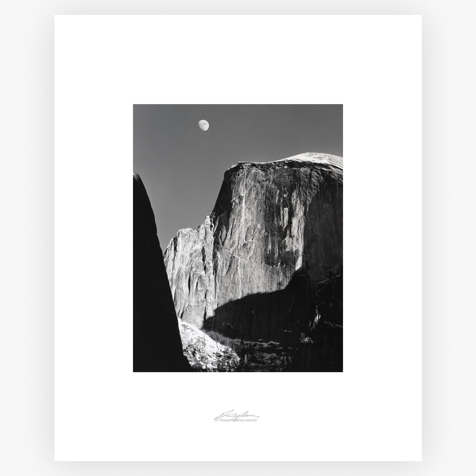 Moon and Half Dome Shop_Repro_SEP The Ansel Adams Gallery Unframed No Color 