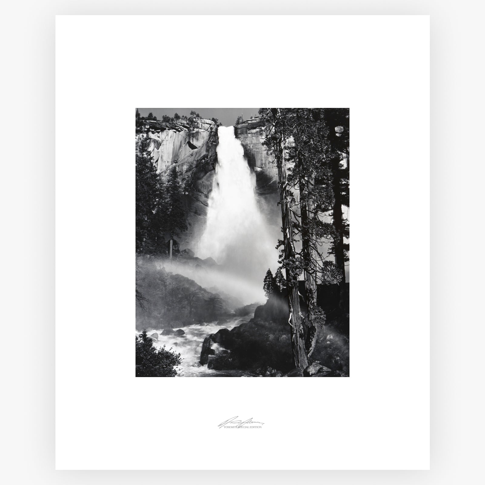 Nevada Fall, Rainbow Shop_Repro_SEP The Ansel Adams Gallery Unframed No Color 