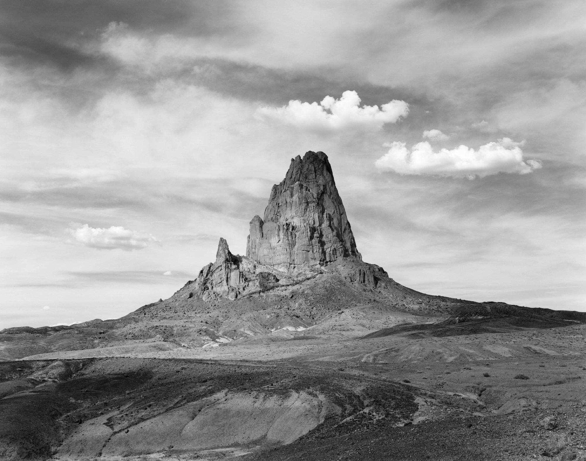 Agathlà Peak, Clouds Shop Alan Ross 11"x14" 