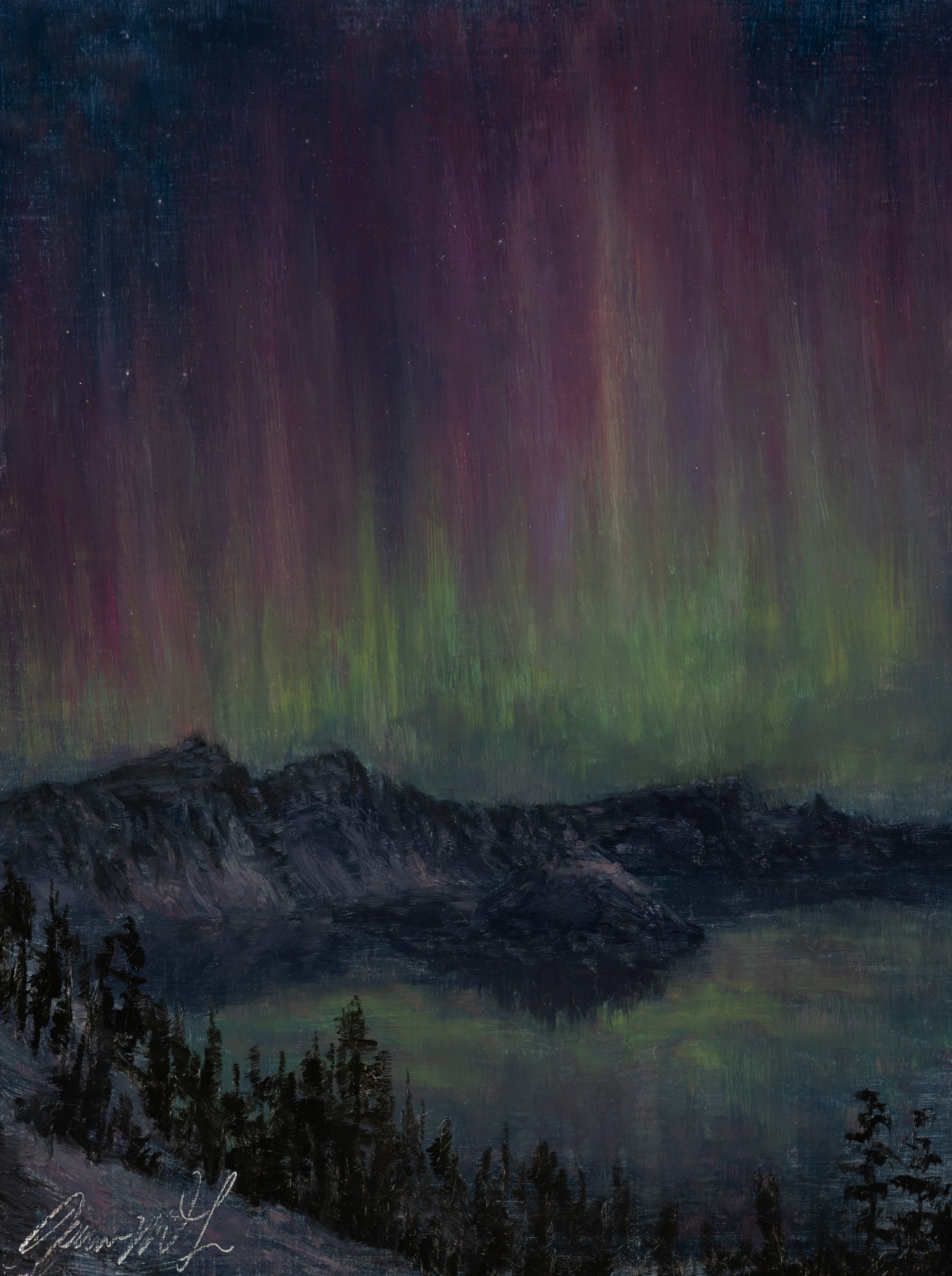 Aurora Borealis Over Crater Lake, May 10, 2024 by James McGrew – The ...