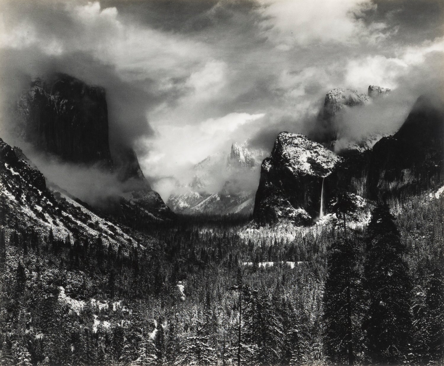 Clearing Winter Storm explore photographs The Ansel Adams Gallery 