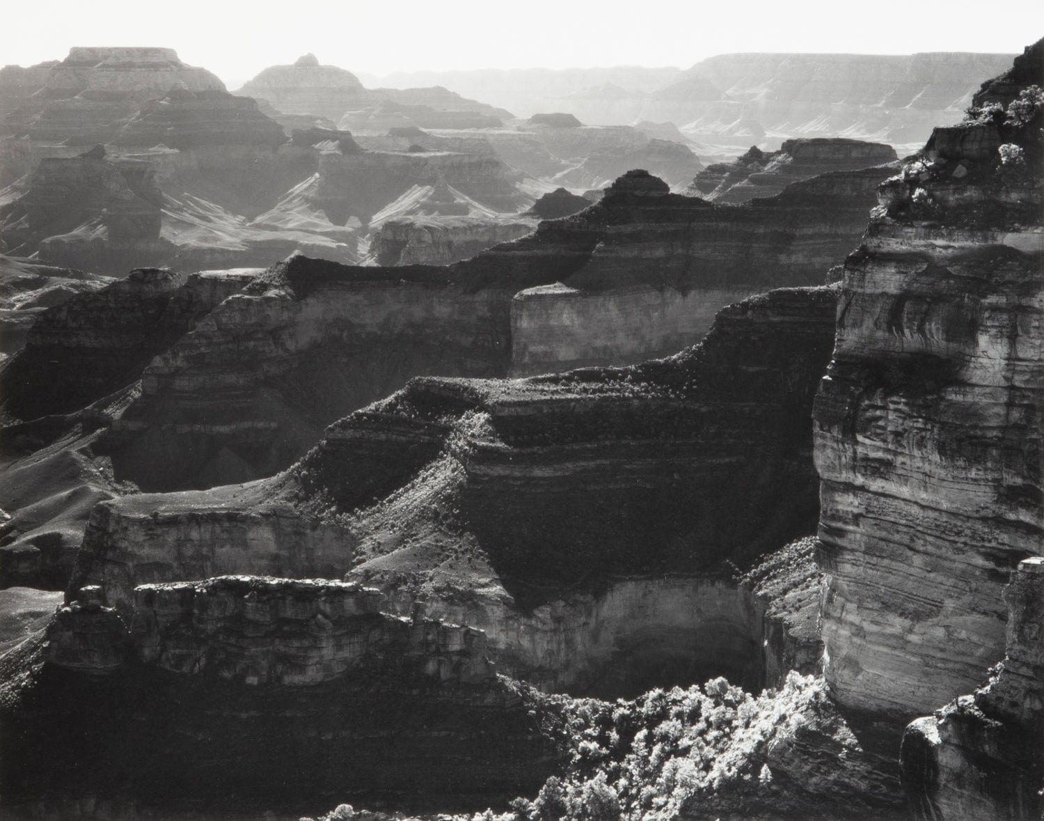 Grand Canyon (from Yavapai Pt) explore photographs The Ansel Adams Gallery 