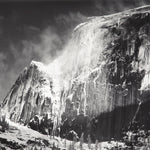 Half Dome, Blowing Snow, Yosemite explore photographs The Ansel Adams Gallery 