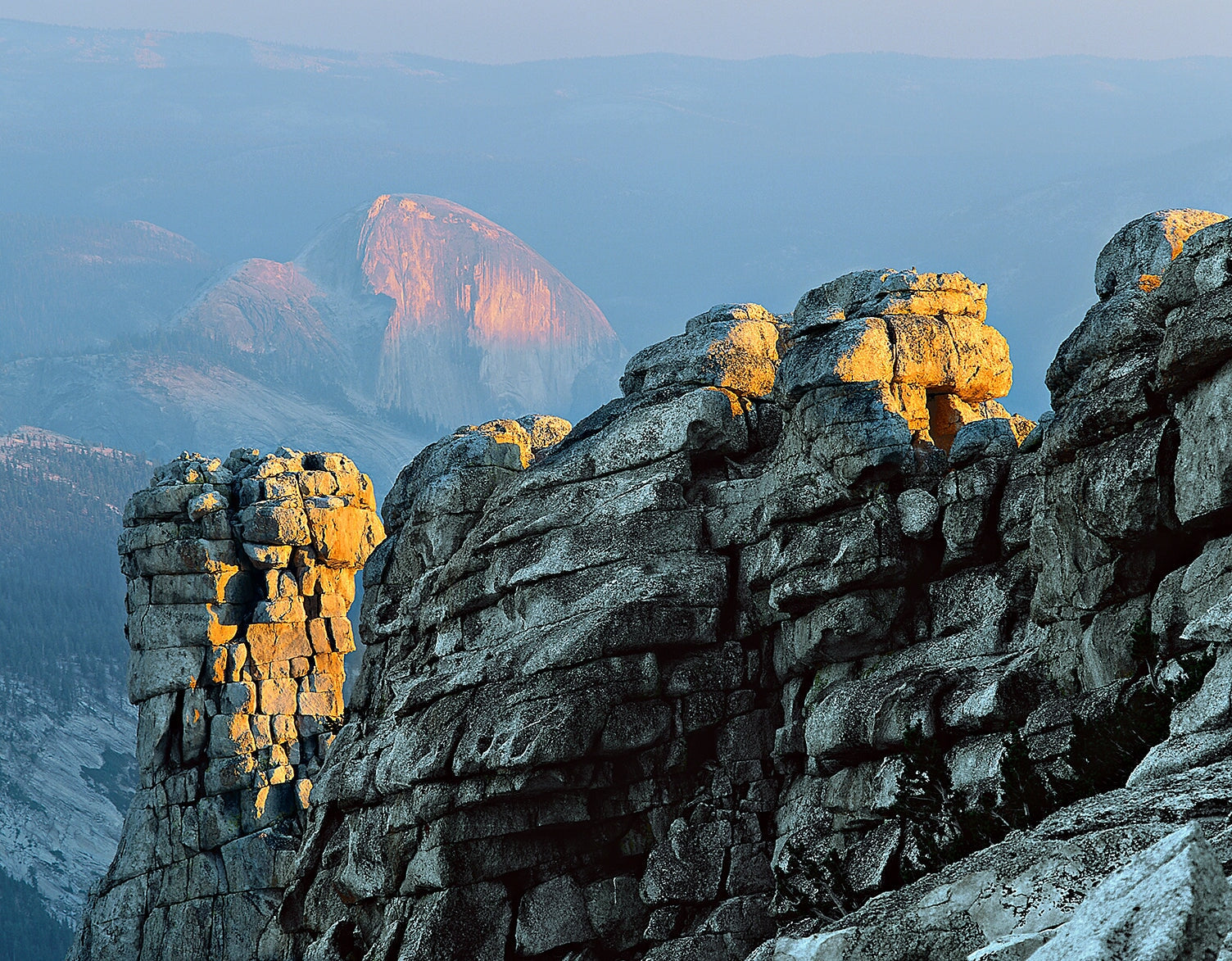 Half Dome, Mt. Hoffman Sunset Shop Keith Walklet 