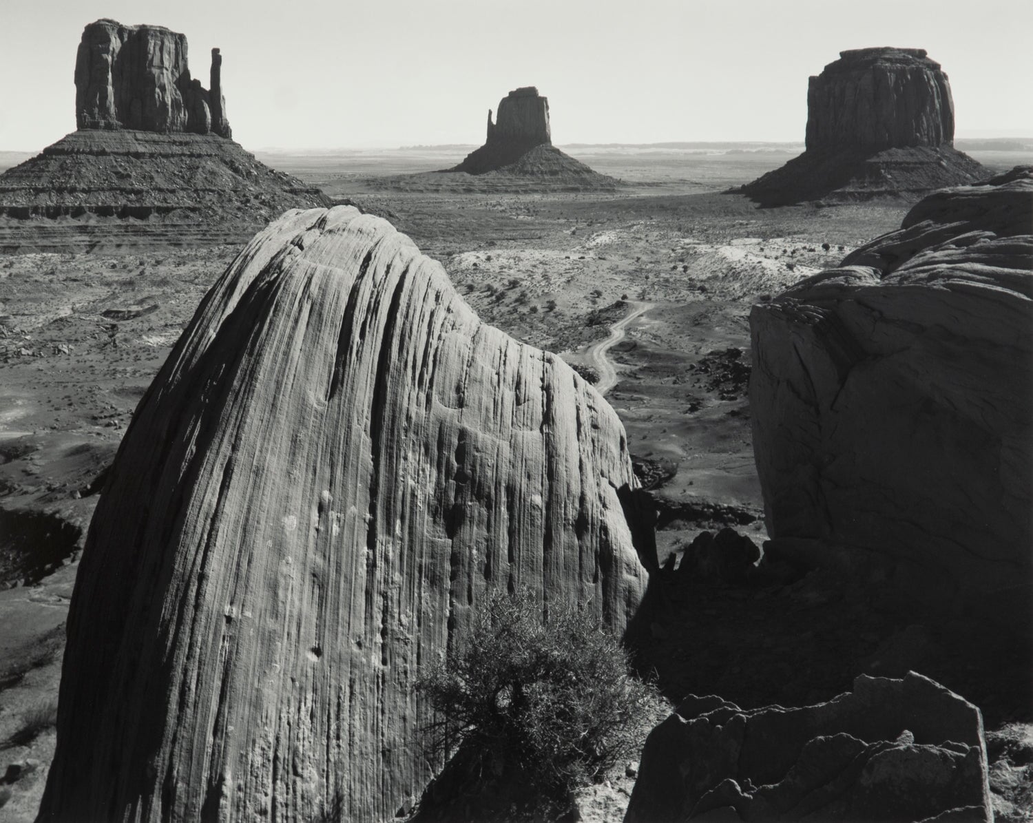 Monument Valley (boulder) explore photographs The Ansel Adams Gallery 