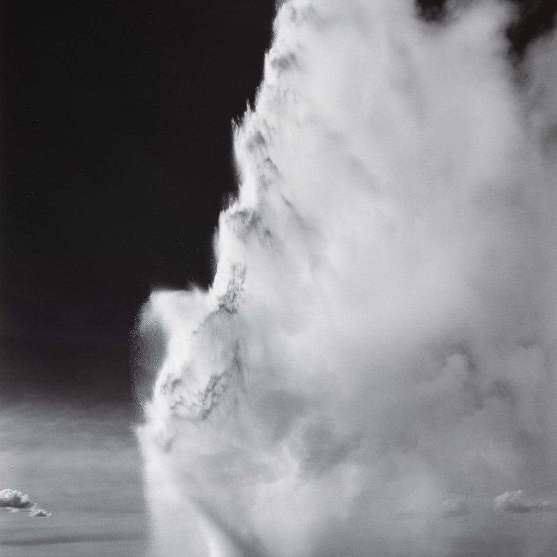 Old Faithful Geyser (Classic Images) explore photographs The Ansel Adams Gallery 