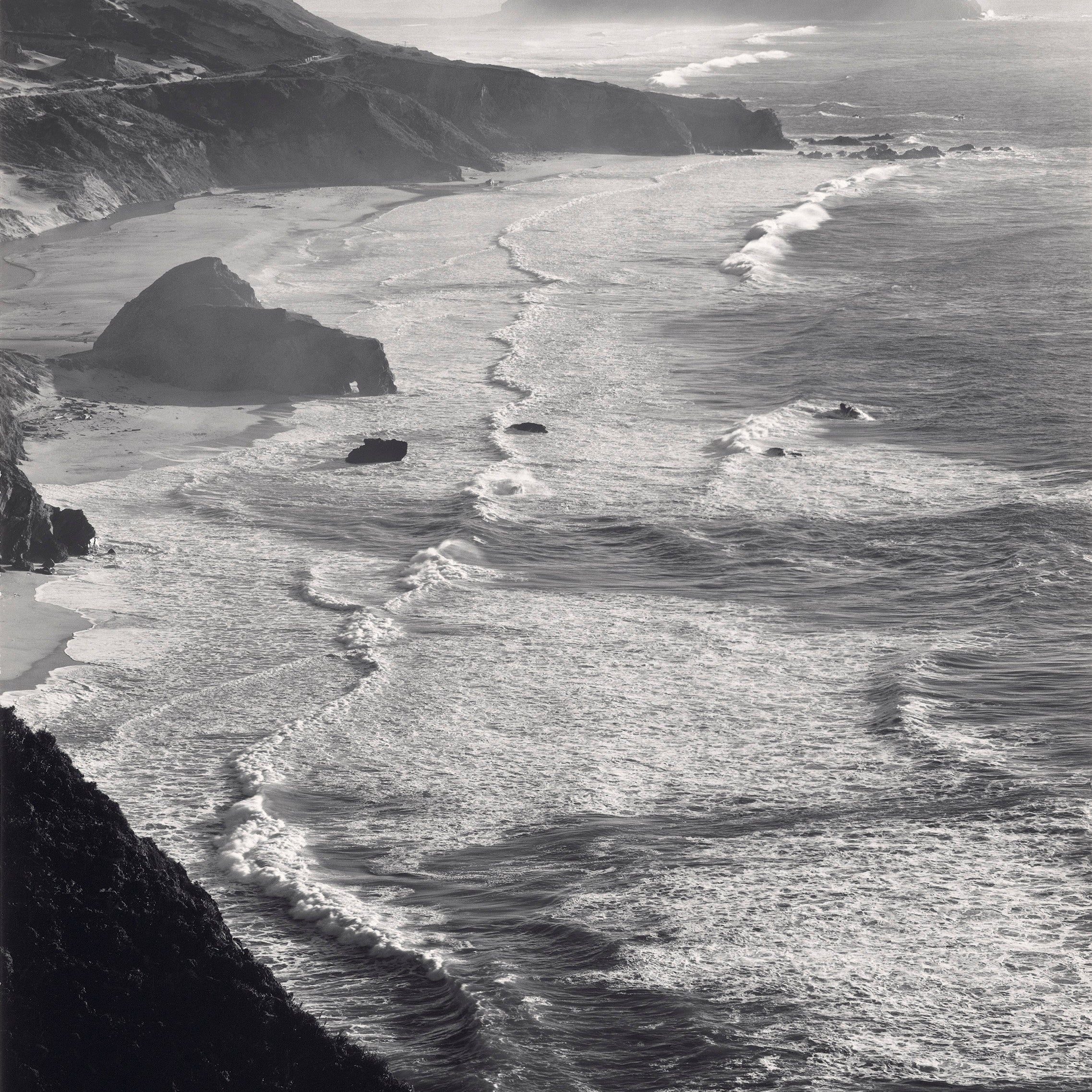 Pt. Sur, Storm explore photographs The Ansel Adams Gallery 