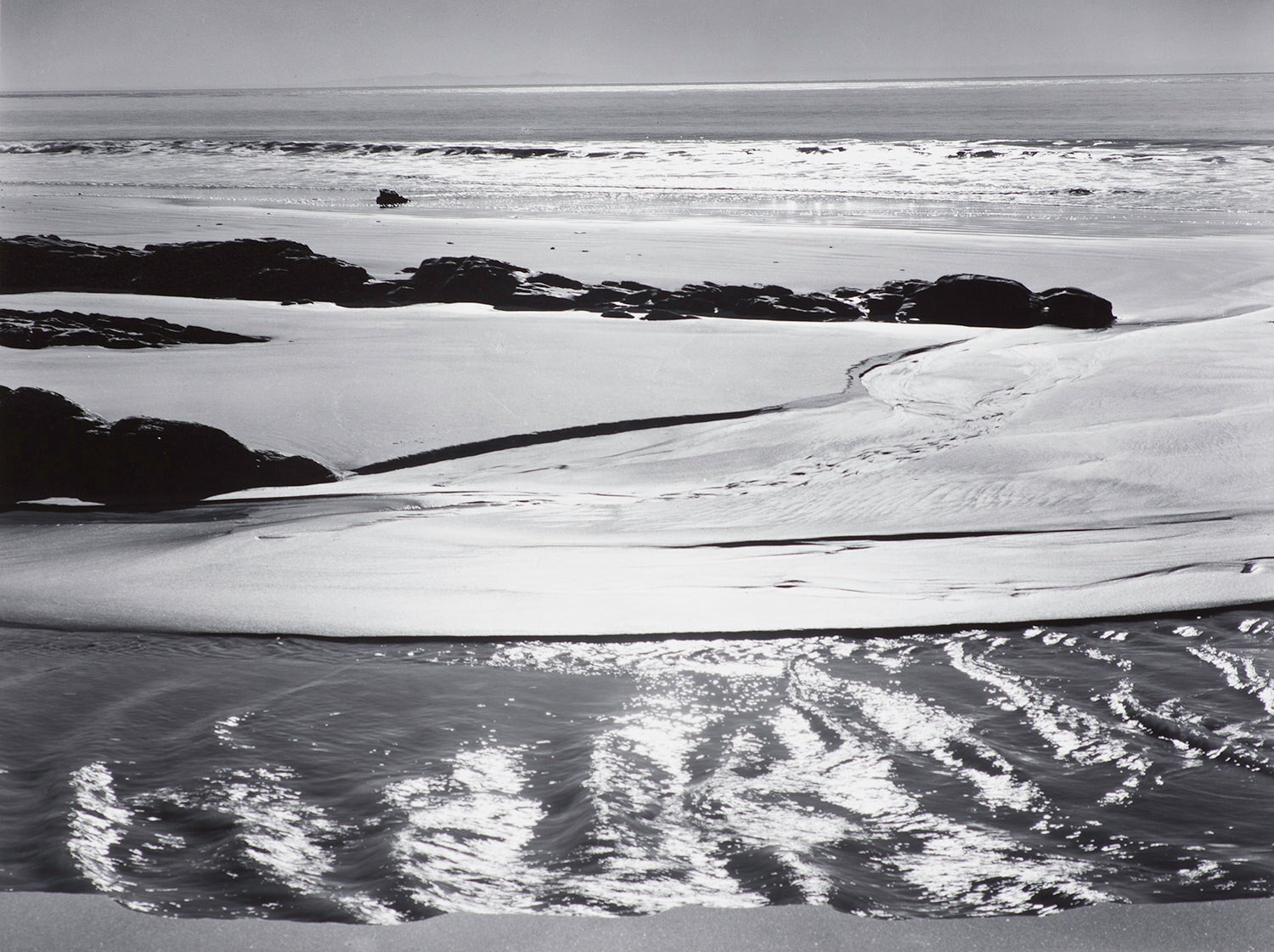 Refugio Beach, California explore photographs The Ansel Adams Gallery 