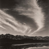 Sierra Nevada, Winter Evening, from the Owens Valley explore photographs The Ansel Adams Gallery 