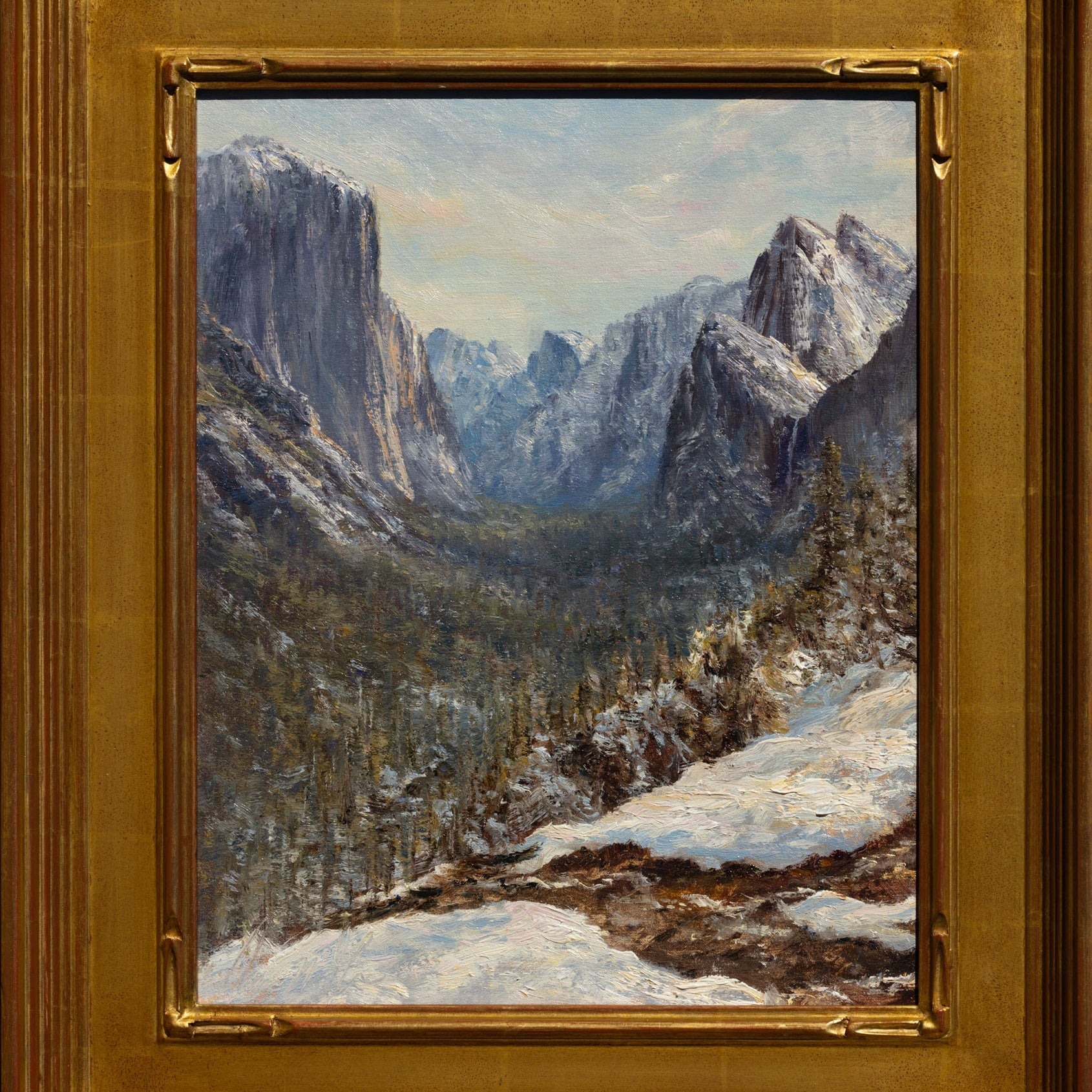 Snowy Yosemite Morning with Bluebirds Shop James McGrew 