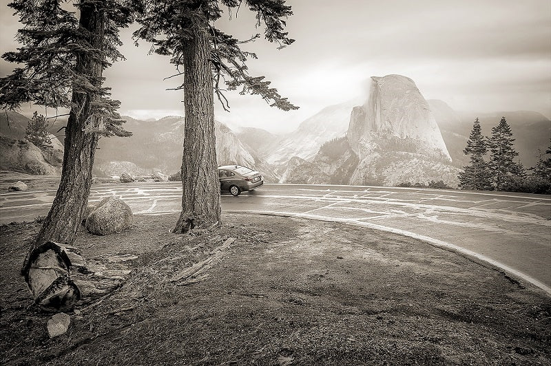 Half Car from the Glacier Point Road