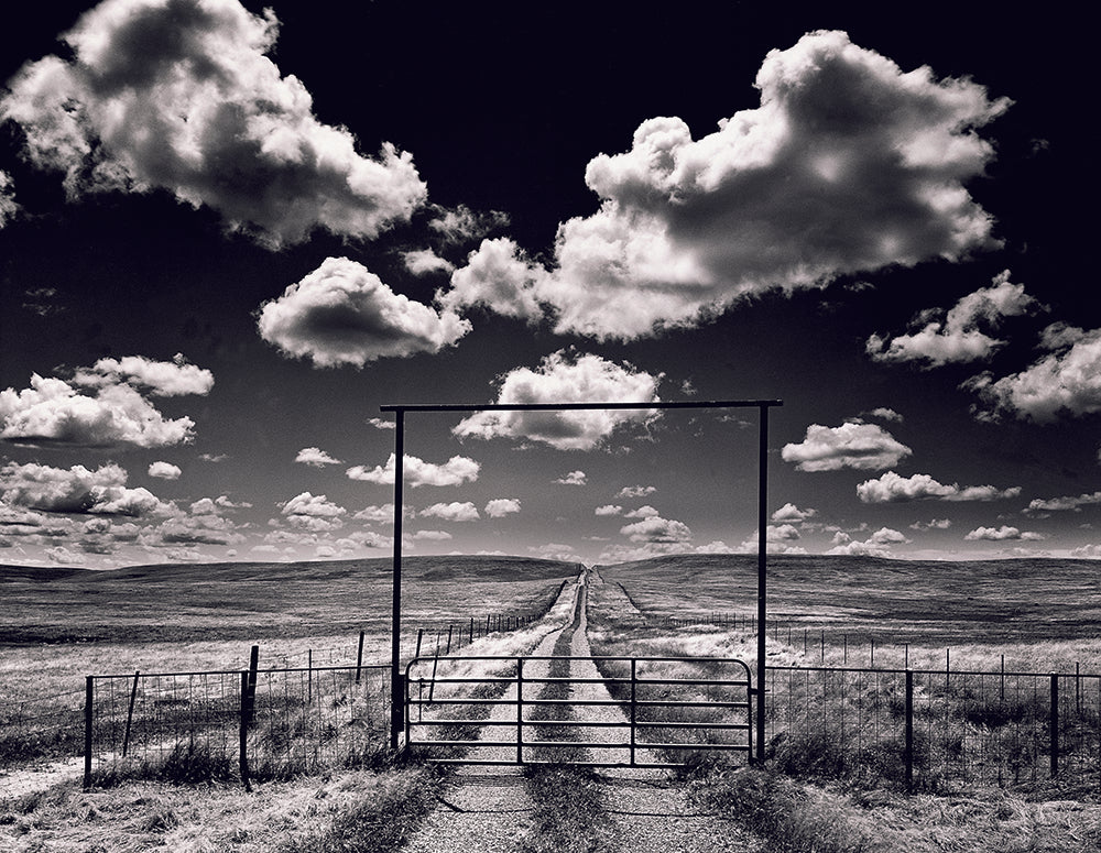 Private Road with Clouds